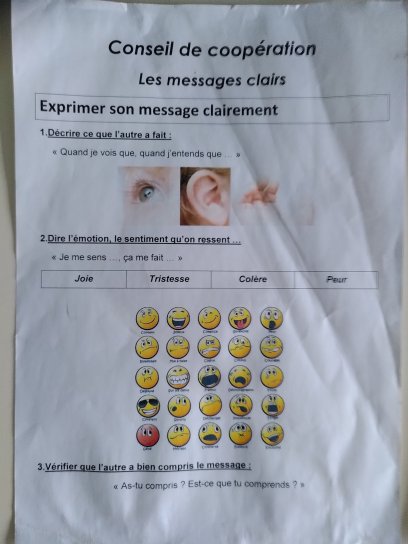 Messages clairs